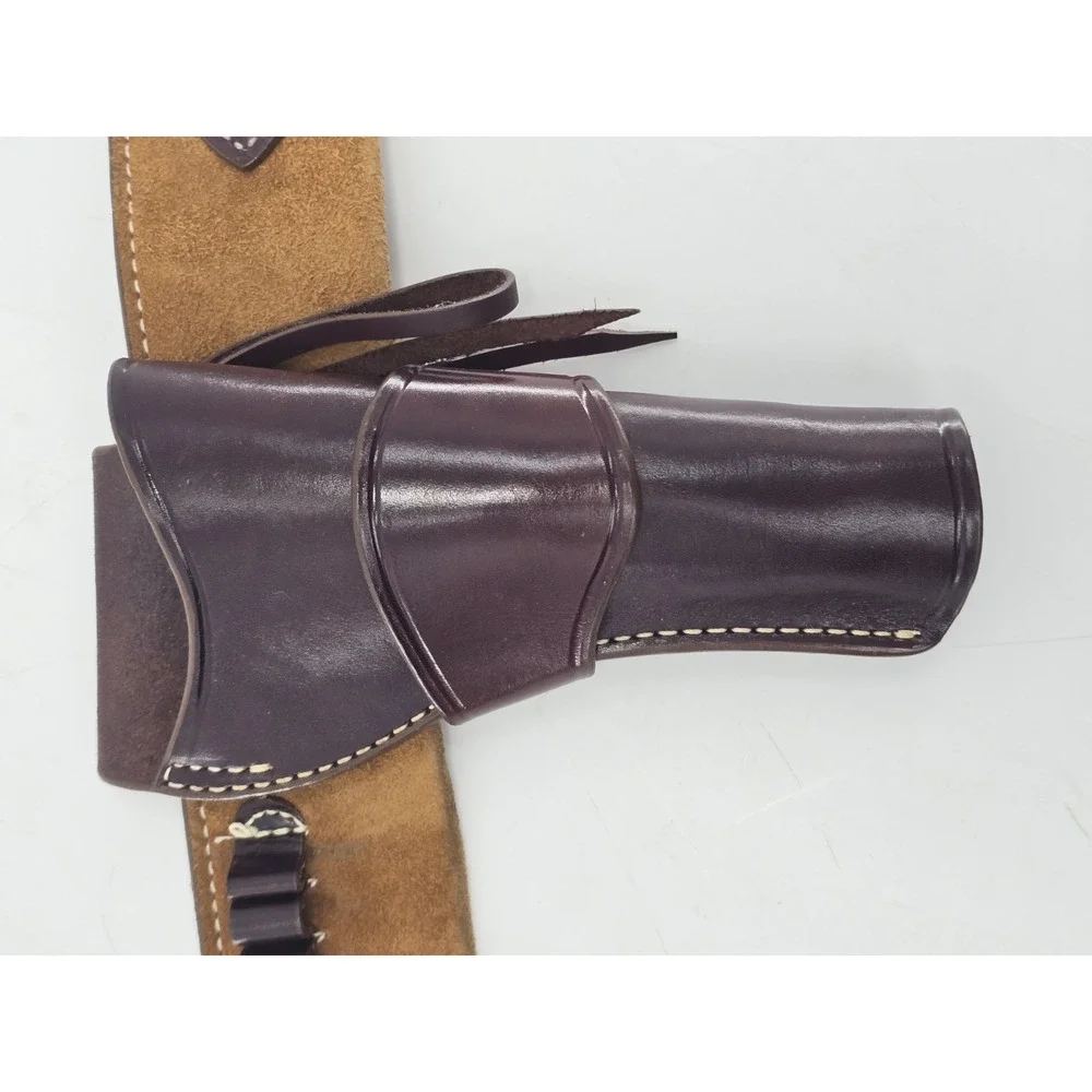 Triple K 789-15 Belt Cheyenne Western DOUBLE Holster - 5 1/2 & 4 5/8 - SEE PICS